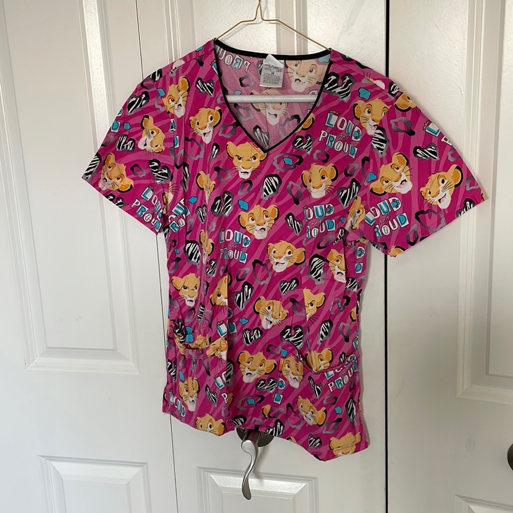 Disney Lion King Scrub Top
